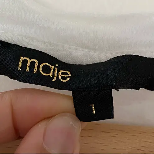 Maje  Embroidered Tee