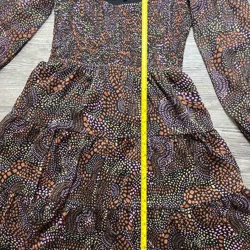 Fate Multicolor Paisley Dress Brown Size M