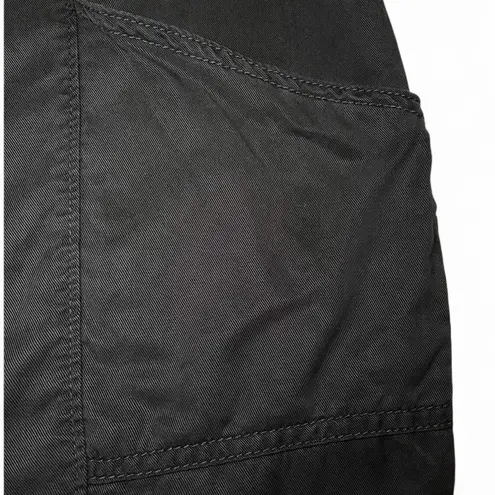 Pilcro and the Letterpress Pilcro Anthropologie Black Mini Dress Small Short Sleeves Button Cuffs Oversized