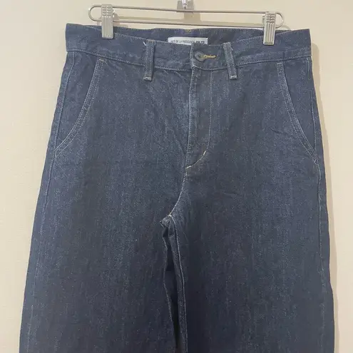 Uniqlo Ines De La Fressange x  Wide Leg Jeans Dark Wash Size 6