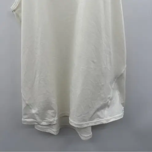Sweaty Betty Off White Sleeveless Scoop Neck Activewear Tank Top Size S