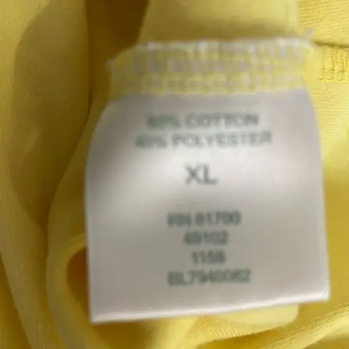 Blair Yellow Sleeveless Tank Top Size XL muscle tee summer bright