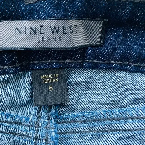 Nine West NWT  Bleecker Fit Bootcut Blue Jeans Denim Sz 6