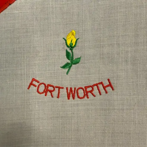 Vintage Fort Worth, Texas handmade denim vest. L/XL Blue Size none