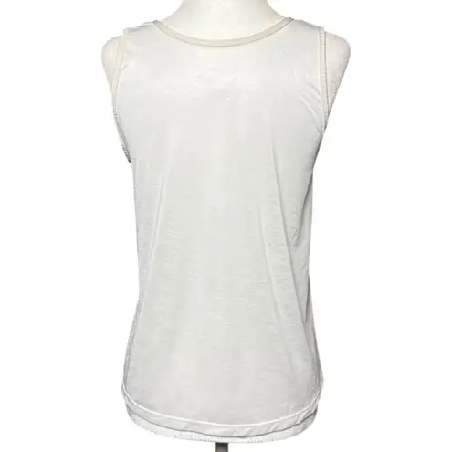 NEW Lululemon Womens Size 4 Whithr Crossover Tank Top Summer Beach Style Stretch White