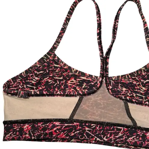 Lululemon  Flow Y Bra IV Mini Ripple Boom Juice Multi / White