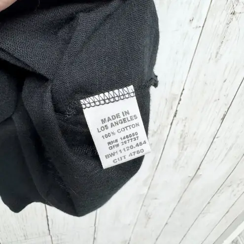 Buck Mason Shirt Women Size XS Black Slub Muscle Tank Top Basic Staple Casual