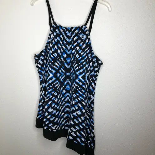 Coastal Blue New Women’s Plus Size Tankini Top size 3XL