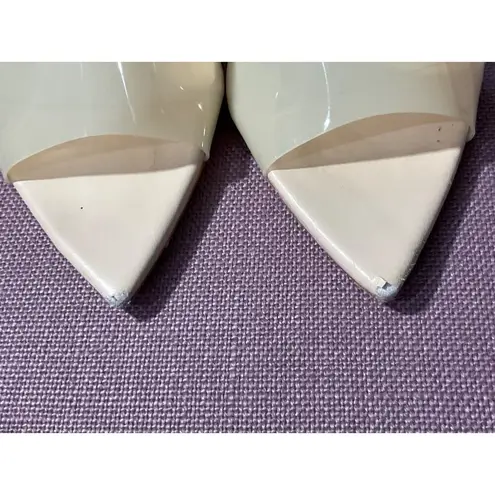 Black Suede Studio Bella High Heels Mule in Blush 8 Womens Pointy Mules Tan