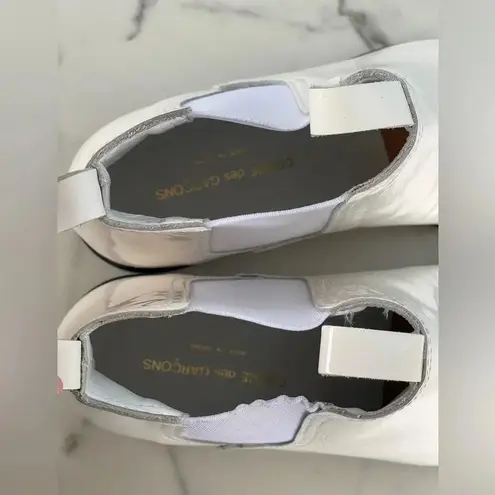 Comme des Garçons bone patent leather Chelsea Boots size 23/7