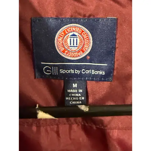 VT Virginia Tech Hokies Vest Puffer Orange Burgundy Medium Sports by Carl Banks