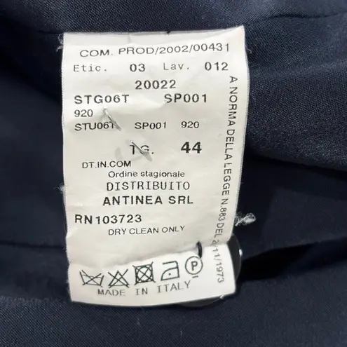 Armani Collezioni Italy Size 8 Ruffle Collar Blazer Jacket - Capsule Neutral