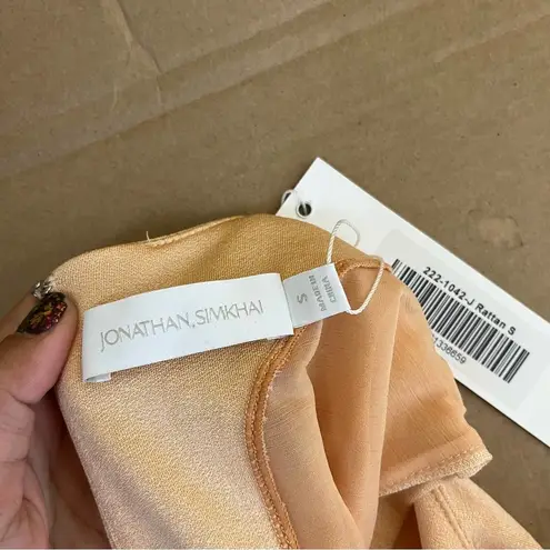 Jonathan Simkhai Roxi Draped Jersey Dress NWT