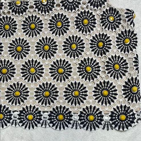 Endless Rose Black and White Boxy Cropped Tank