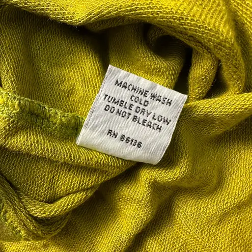 Bryn Walker Dimitri Boat Neck Green Lagenlook Tunic Top Size XXS