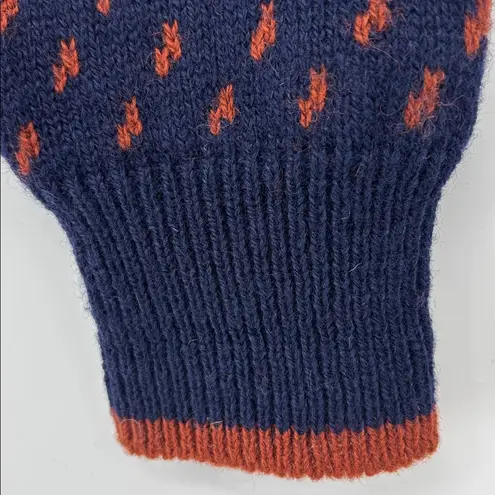 Vintage Sondre Authentic Norwegian 100% Wool Sweater Men’s Size Large Navy Blue