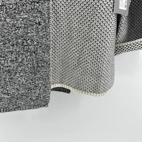 Habitat NEW NWT Natural XL Block Tunic Sweater Cowl Neck Textured Knit Cotton