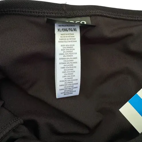 Coco reef Diva Mesh High Waist Bikini Bottoms Black Size XL NWT