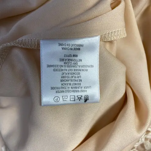 Belle Badgley Mischka Belle Badgley Mischka Ivory Lace Sleeveless Knee Length Dress Size 10