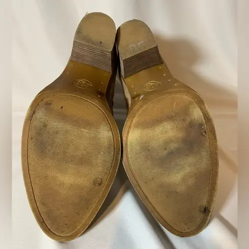 Lucky Brand  Ankle Embroidered Boots Elenor Tan Suede 8M