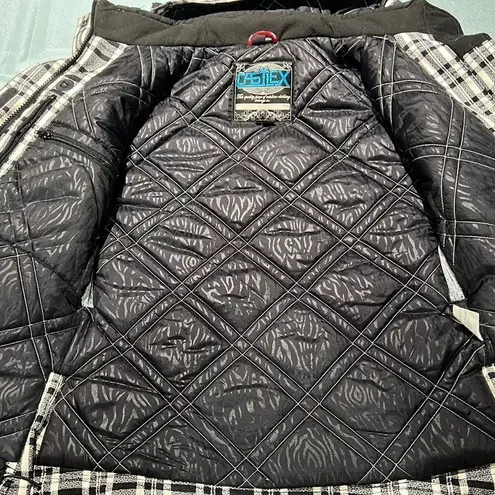 Women’s CastleX Ski Snowboard Jacket Black and White S