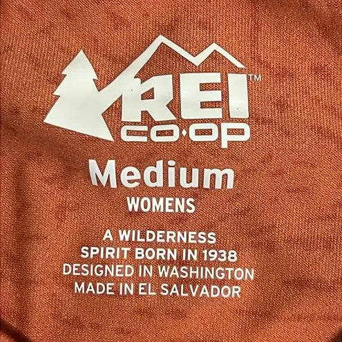 REI Co op Women’s Orange Sleeveless Tee Tank Top Medium