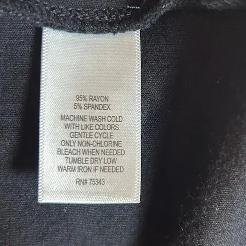 Donna Ricco Donna Ricco Vintage Little Black Dress Medium Knit Jersey Party Holiday