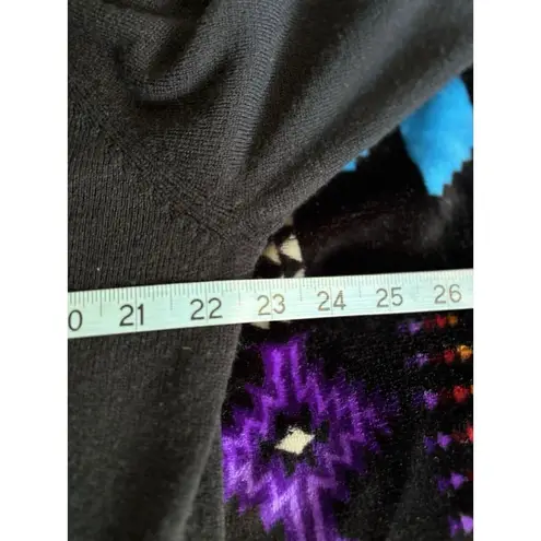 JMS Black V Neck Knit Sweater Long Sleeve Size 3XL Soft Acrylic