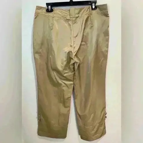 Cambio Women’s Y2K Shiny Glossy Gold Wide