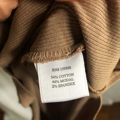 Bobi LA Everyday Tank Dress Med Scoop Bamboo Cotton Bodycon Ribbed Resort