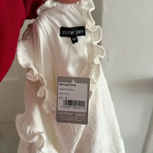 Sister Jane White Baroque Dress Size M