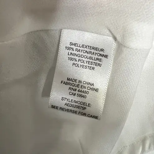 AFRM Revolve Sean Floral Long Sleeve Cutout Mini Dress Plus Size 2XL White