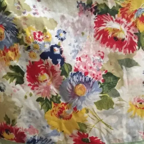 Odille Anthropologie Floral Print
Fringe Tiered Mini Skirt Size 2