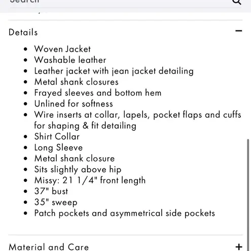 Jakett JKT NYC Alexa Jean Burnished Grey Leather Jacket Size M Gray Size M