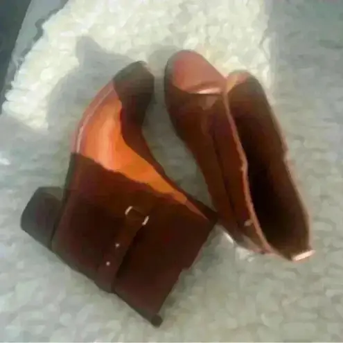 J.Crew  Parker Brown Leather Moto Ankle Boots Size 9