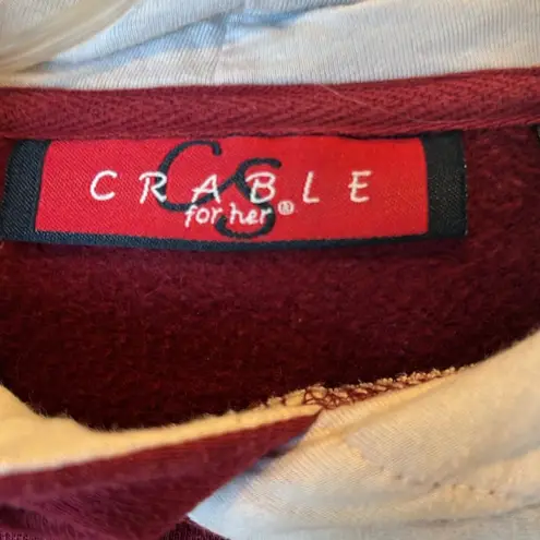 University of Alabama Crimson Red Hoodie Sweatshirt Womens Small