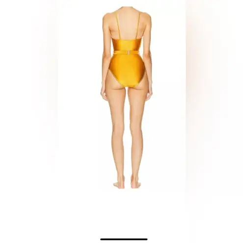 Zimmermann glossy honey swimsuit. M