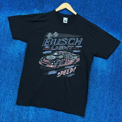 Busch Light Beer Speed Graphic T-Shirt Size Medium