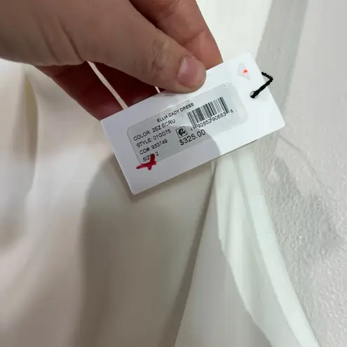 Milly Ellia Cady White Halter Asymmetrical Mini Dress NWT Bridal Cocktail Sz 2