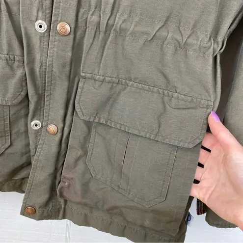 Penfield Kasson Army Green Zip Up Mountain Parka 60/40 Jacket Hooded Pockets S - Image 2