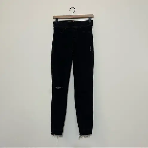 Spanx  Vintage Distressed Ankle Skinny Jeans Vintage Gray