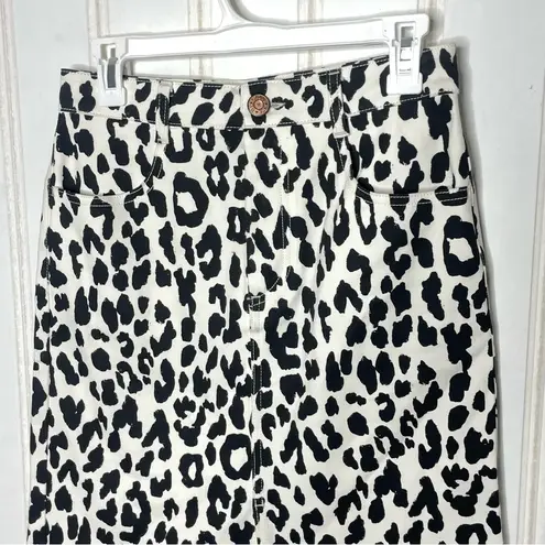 See By Chloe See by Chloé A-line Skirt Cow Print Sz 38/S 40