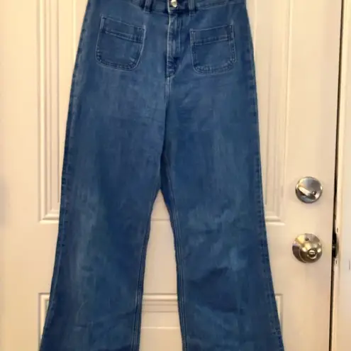 & Other Stories Other Stories Flared Jeans Sz 29 Deep Blue - Image 8