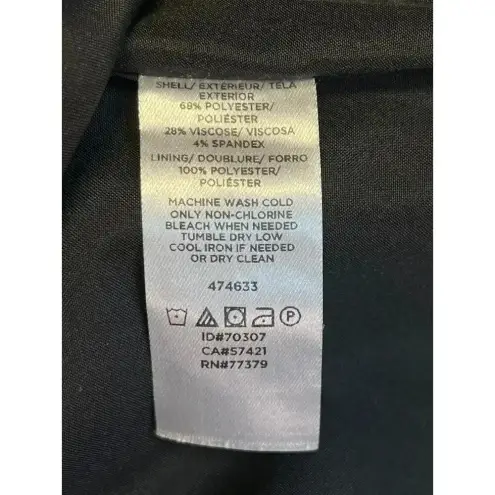 Ann Taylor Factory Women’s Black Business‎ Casual Work Knee Length Pencil Skirt Size 8