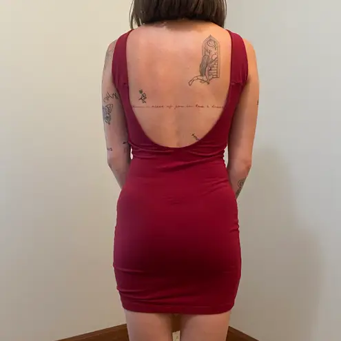 Charlotte Russe Open Back Bodycon Dress