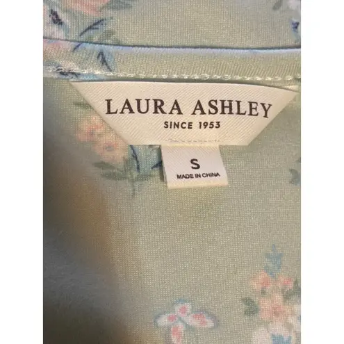 Laura Ashley · S · Floral Nightgown · Lace Pintuck Sleep Dress · Mint Green