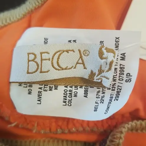 Becca 💕💕 Awaken Callie Banded Triangle Bikini Top ~ Small S NWT