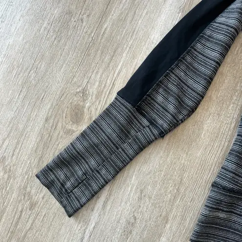 Head Womens Black Stripe Hoodie - XS