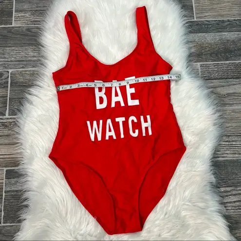 Bae Watch One Piece Swimsuit Red Size L