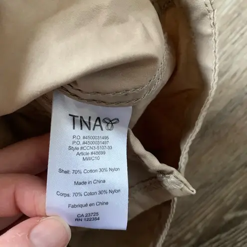Aritzia TNA Tan Hooded Jacket M Size M